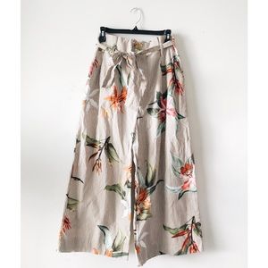 Zara Floral Palazzo Pants